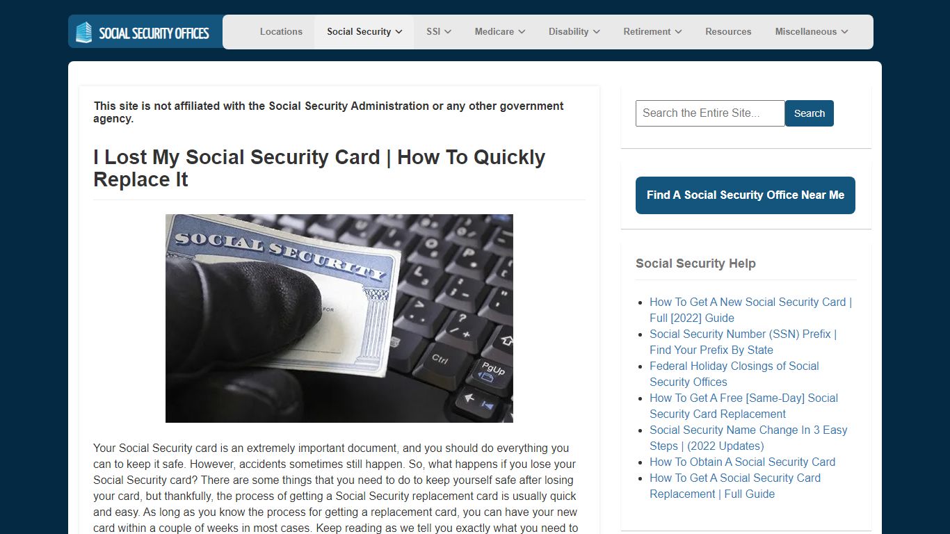 I Lost My Social Security Card | How To Quickly Replace It